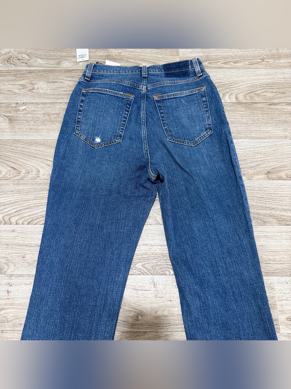 Abercrombie & Fitch Curve Love Ultra High Rise Ankle Straight Jean Size 6 - Picture 7 of 9